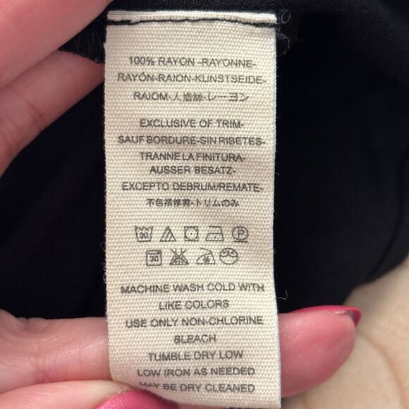 Free People Wrap Mini Dress Time On My Side Preppy Black Floral Print Small L160 - Picture 11 of 12